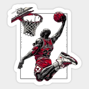 michael jordan Air Walk Sticker